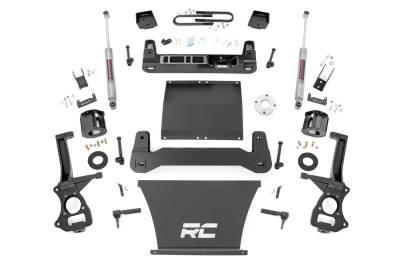 Rough Country Suspension Systems - Rough Country 111530 6" Rear N3 Lift Kit w/Mono Leaf for 25-26 Sierra 1500 RWD