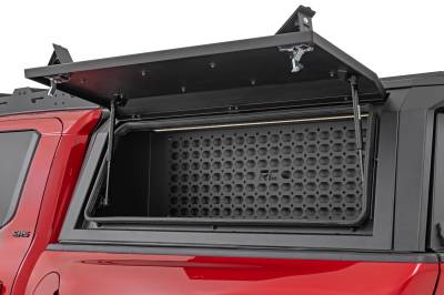 Rough Country Suspension Systems - Rough Country LH Modular Truck Bed Cap Bin Black for 16-26 Tacoma 5' Bed 734074