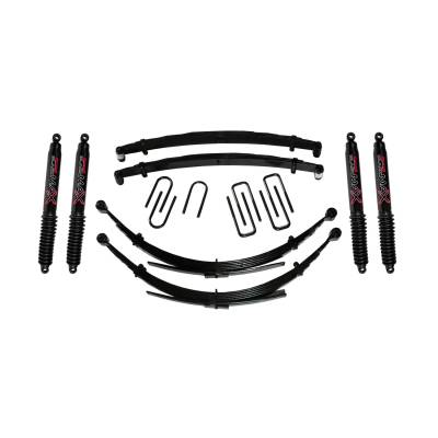 Skyjacker - Skyjacker D400CDKS4-B 4' Suspension Lift Kit w/Shocks for 87-91 Dodge Cummins