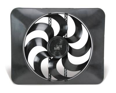 Flex-A-Lite - Flex-A-Lite 104367 15" Black Magic Xtreme S-Blade Reversible Fan 3300 CFM