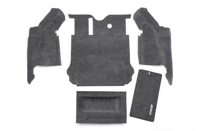 BedRug - Bed Rug Classic Carpeted Floor Liner-Rear/Cargo for Jeep JK 4DR BRJK07R4