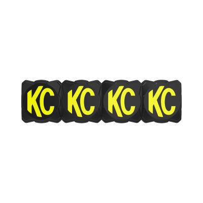 KC Hilites - KC HiLiTES 5331 KC Cover Flex Era LED Light Bar 10" Black Yellow Each