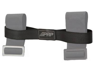 PRP - PRP SBBM Safety Belt Harness Minders for Racing Harness Nylon Black Pair