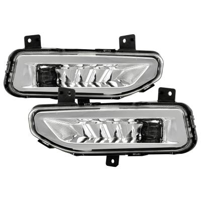 Spyder Auto - Spyder Auto 9052231 Full LED Fog Lights w/Switch for 22-24 Nissan Frontier