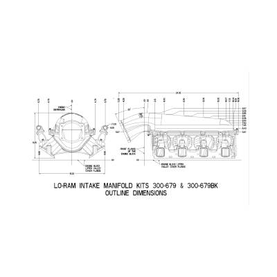 Holley EFI - Holley EFI 300-683 Engine Intake Manifold for 1900 GM LS