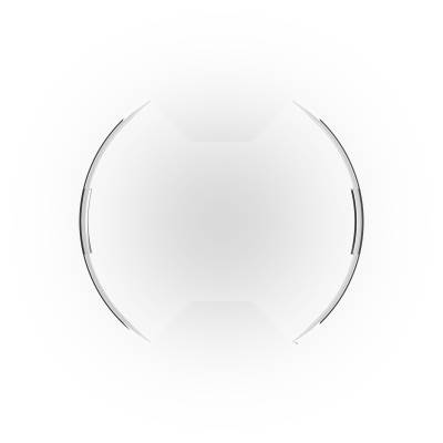 KC Hilites - KC HiLiTES 5207 SlimLite 8" LED Light Shield Clear