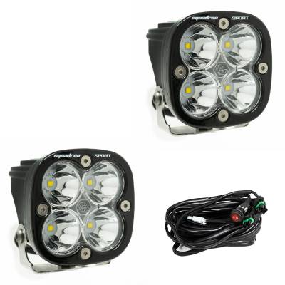 Baja Designs - Baja Designs 557801 Squadron Sport Black LED Auxiliary Light Pod Pair