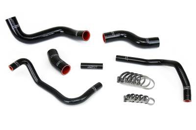 HPS Performance - HPS 57-1336-BLK Black Radiator/Heater Coolant Hose Kit for 13-20 Subaru BRZ