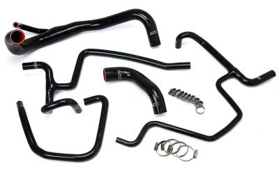 HPS Performance - HPS 57-1646-BLK Black Radiator/Heater Coolant Hose Kit for 11-20 Dodge Charger
