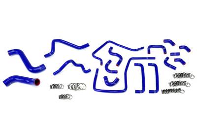 HPS Performance - HPS 57-1815-BLUE Radiator Heater/Coolant Hose Kit for 06-07 Subaru Impreza WRX
