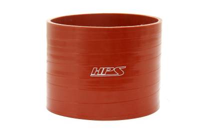HPS Performance - HPS SC-550-L4-HOT 5.5" 140mm ID Straight Coupler Hose Orange 4 " L 500F 260C