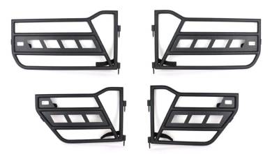 Fishbone Offroad - Fishbone Offroad FB24022 Front/Rear Tube Doors for 07-18 Jeep Wrangler JK 4DR