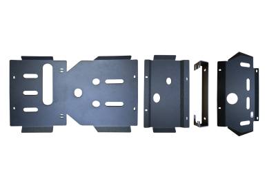 Fishbone Offroad - Fishbone Offroad FB23330 Complete Underbelly Skid Plates for 16-23 Toyota Tacoma