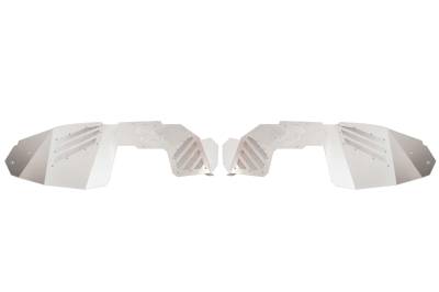 Fishbone Offroad - Fishbone Offroad FB33192F Front Inner Fenders Raw Alu for 18+ Wrangler/Gladiator