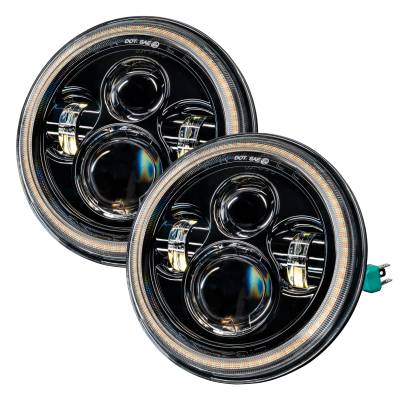 Oracle Lighting - Oracle 5769-123 Switchback LED Halo Headlights for 07-18 Jeep Wrangler JK