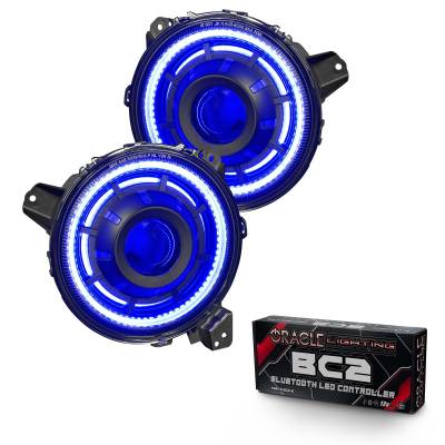 Oracle Lighting - Oracle 5839-335 Oculus Bi-LED Projector Headlights for Wrangler JL/Gladiator JT