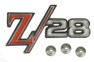 Auto Metal Direct - Auto Metal Direct W-800 LH/RH "Z/28" Fender Emblem for 69 Chevy Camaro