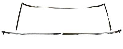Auto Metal Direct - Auto Metal Direct W-838 Windshield Molding for 67-69 Camaro/Firebird Coupe