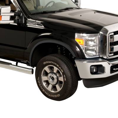 Putco - Putco 97230BP Black SS Fender Trim for 11-16 F250/F350 Super Duty