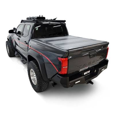 Westin - Westin 19-42785 Hard Tri-Fold Tonneau Cover for 24-25 Toyota Tacoma 60.3' Bed