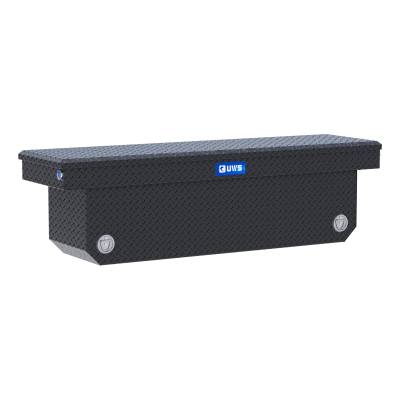 UWS - UWS TBSD-72-A-PB-MB Matte Black 72" Deep Angled Push Button Crossover Tool Box