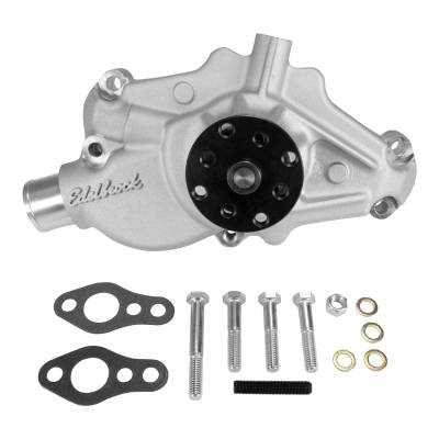 Edelbrock - Edelbrock 88150 Short Satin Water Pump for 84-91 350 Corvettes