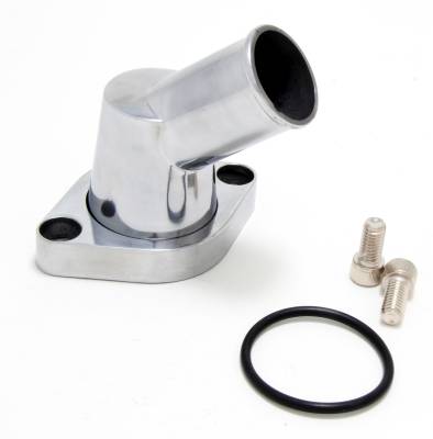 Trans-Dapt Performance - Trans-Dapt 6003 Alu. 45-DEG Swivel Style Water Neck O-Ring BB Chevy Seal SB V8