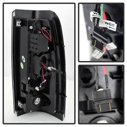 Spyder Auto - Spyder Auto 5078025 LED Taillights Black/Smoke for 03-06 Silverado 1500/2500HD