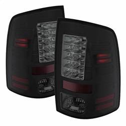Spyder Auto - Spyder Auto 5077578 LED Taillight Black/Smoke for 13-18 Dodge RAM 1500/2500/3500