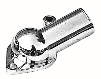 Trans-Dapt Performance - Trans-Dapt 9229 Chrome Water Neck Late Model O-Ring Seal SB/BB Chevy