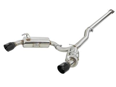 aFe Power - aFe 49-36701-B 3-2.5" Cat-Back Exhaust for 08-15 Mitsubishi Lancer Evolution 2.0