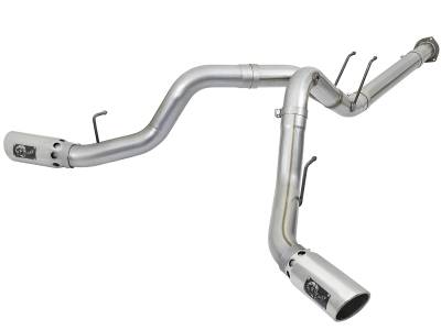 aFe Power - aFe 49-03092-P 4" DPF Back Aluminized Steel Exhaust for 17-26 F250/F350 SD 6.7L