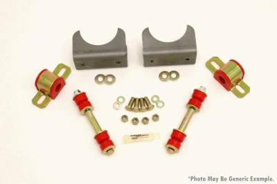 BMR Suspension - BMR Suspension SMK004 Sway Bar Mount Kit 3"-3.25" Axle Tubes w/22mm Sway Bar
