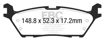 EBC Brakes - EBC Brakes DP43037R Yellowstuff Street & Track Brake Pads