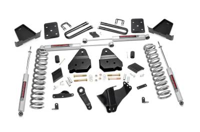 Rough Country Suspension Systems - Rough Country 567.20 4.5" Lift Kit OVLD for 15-16 F250 Super Duty Dsl 4WD