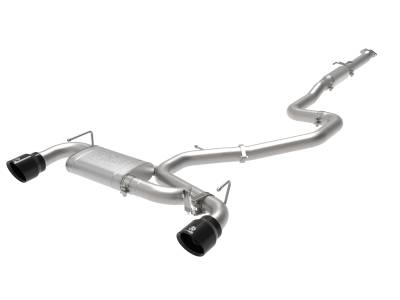 aFe Power - aFe 49-37008-B 3" Cat-Back Exhaust w/Black Tip for 19-20 Hyundai Veloster N 2.0L