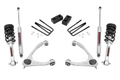 Rough Country Suspension Systems - Rough Country 198.23 3.5" N3 Strut Lift Kit for 14-16 Silverado/Sierra 1500 RWD