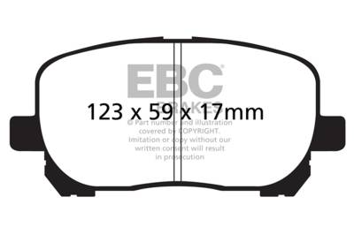 EBC Brakes - EBC Brakes DP21637 Greenstuff 2000 Series Sport Brake Pads