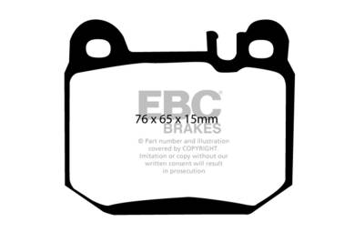 EBC Brakes - EBC Brakes DP31395C Redstuff Ceramic Low Dust Brake Pads