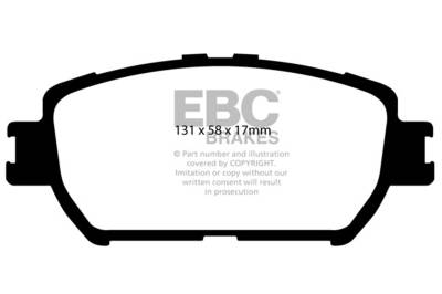 EBC Brakes - EBC Brakes DP41642R Yellowstuff Street & Track Brake Pads