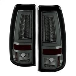 Spyder Auto - Spyder Auto 5081896 LED Taillights Chrome/Smoke for 99-02 Silverado/Sierra