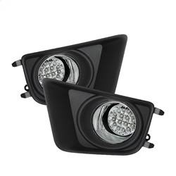 Spyder Auto - Spyder Auto 5075154 LED Black/Clear Fog Lights for 12-15 Toyota Tacoma