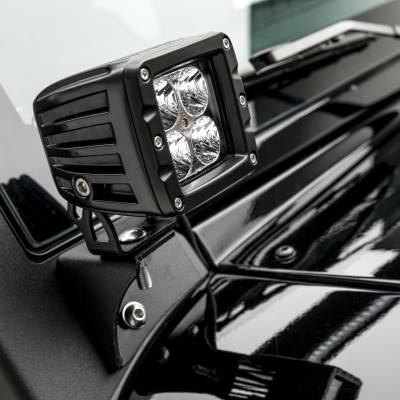 ARIES - ARIES 1501304 Windshield Lights w/Brackets for 07-18 Jeep Wrangler JK