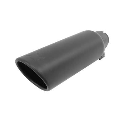 Go Rhino - Go Rhino GRT225414B Stainless Steel Exhaust Tip