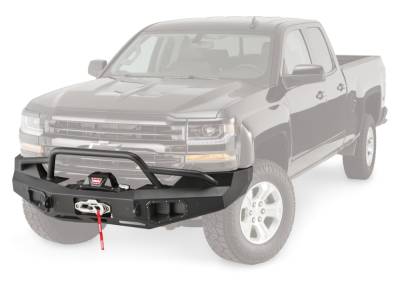 Warn - Warn 100920 Ascent Front Winch Bumper 16-18 Chevy Silverado 1500