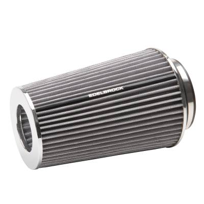 Edelbrock - Edelbrock 43692 Air Cleaner Element White Tall Filter w/3"/3.5"/4" Inlet