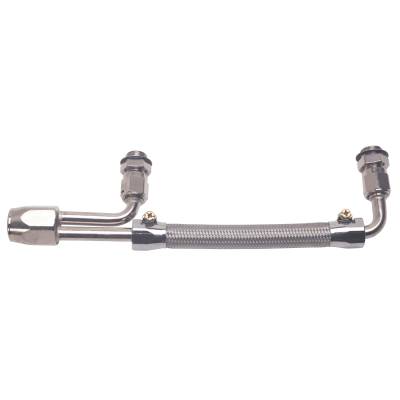 Edelbrock - Edelbrock 8091 Performer Series Multi Carb Fuel Line Kits Endura Finish