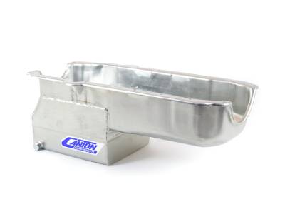Canton - Canton Racing 13-080M Oil Pan SBC 80-85 Drag Race w/Right Hand Dipstick