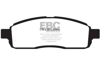 EBC Brakes - EBC Brakes DP61843 6000 Series Greenstuff Truck/SUV Brakes Disc Pads for F150