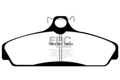 EBC Brakes - EBC Brakes UD294 Ultimax Brake Pads for 84-87 Corvette